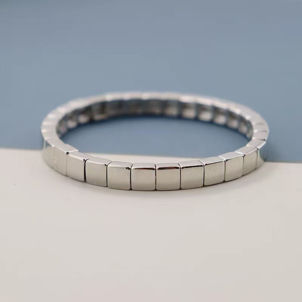 Roxanne Assoulin -  Bit X Bit Silver Stretch Bracelet
